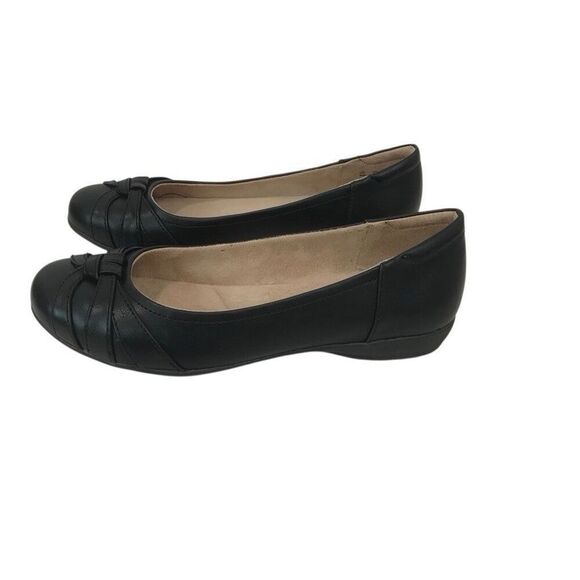 SOUL Naturalizer Womens Gift Black Slip On Flats Shoes 8W Comfort - Picture 6 of 7